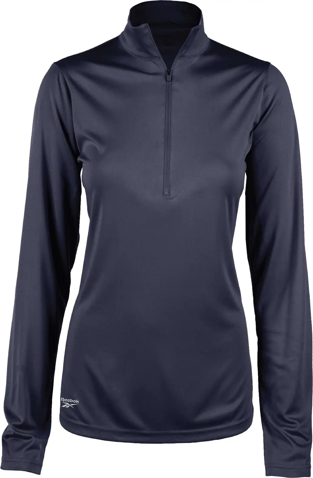 Reebok 7266 Ladies Icon Long Sleeve Quater-zip - Navy - Navy / s