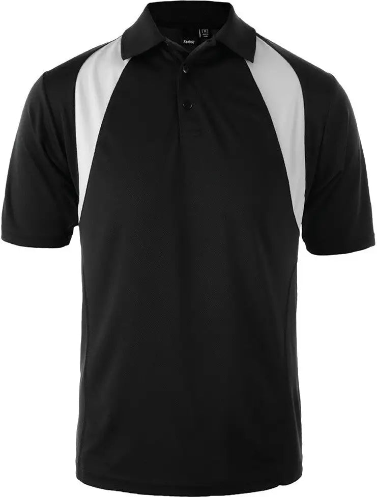 Reebok 7290 Athletic Polo - Black White - Black/white / Adult s