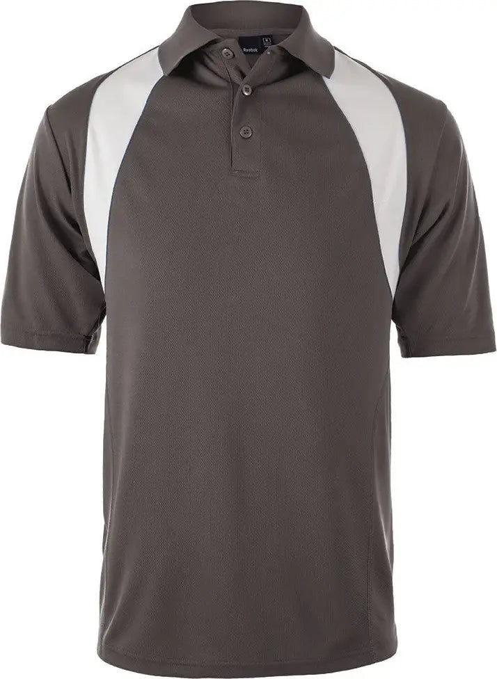 Reebok 7290 Athletic Polo - Graphite White - Graphite/white / Adult s