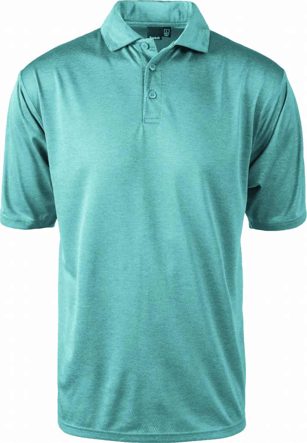 Reebok 7700 Tempo Polo - Aqua Heather - Adult s