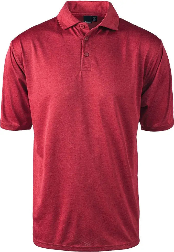 Reebok 7700 Tempo Polo - Heather Red - Adult s