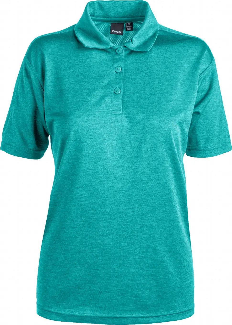 Reebok 7701 Ladies Tempo Polo - Aqua Heather - s