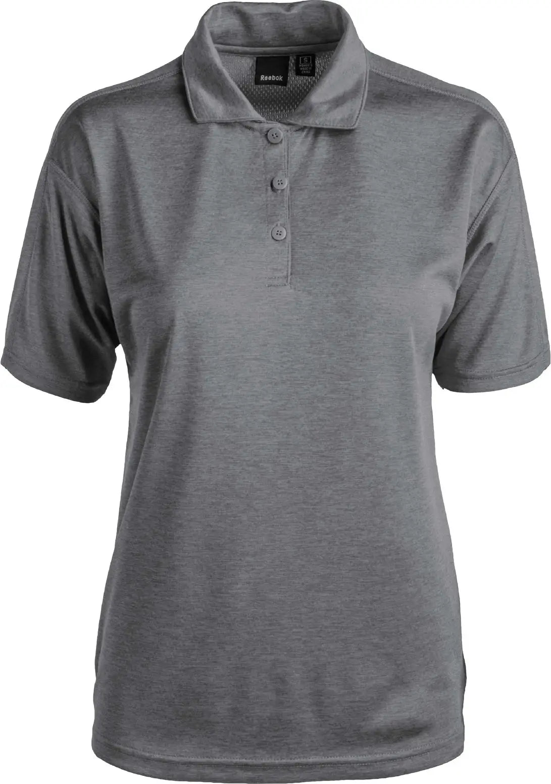 Reebok 7701 Ladies Tempo Polo - Heather Charcoal - s