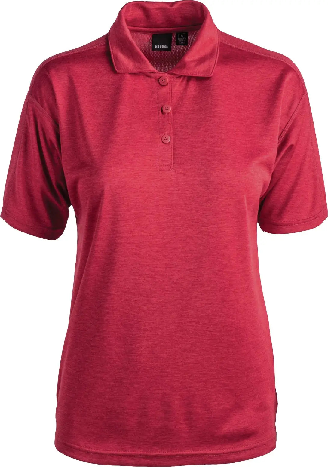 Reebok 7701 Ladies Tempo Polo - Heather Red - s