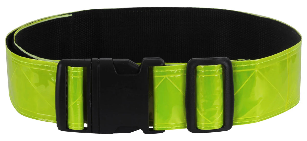 Reflective Physical Training Belt - Safety Green