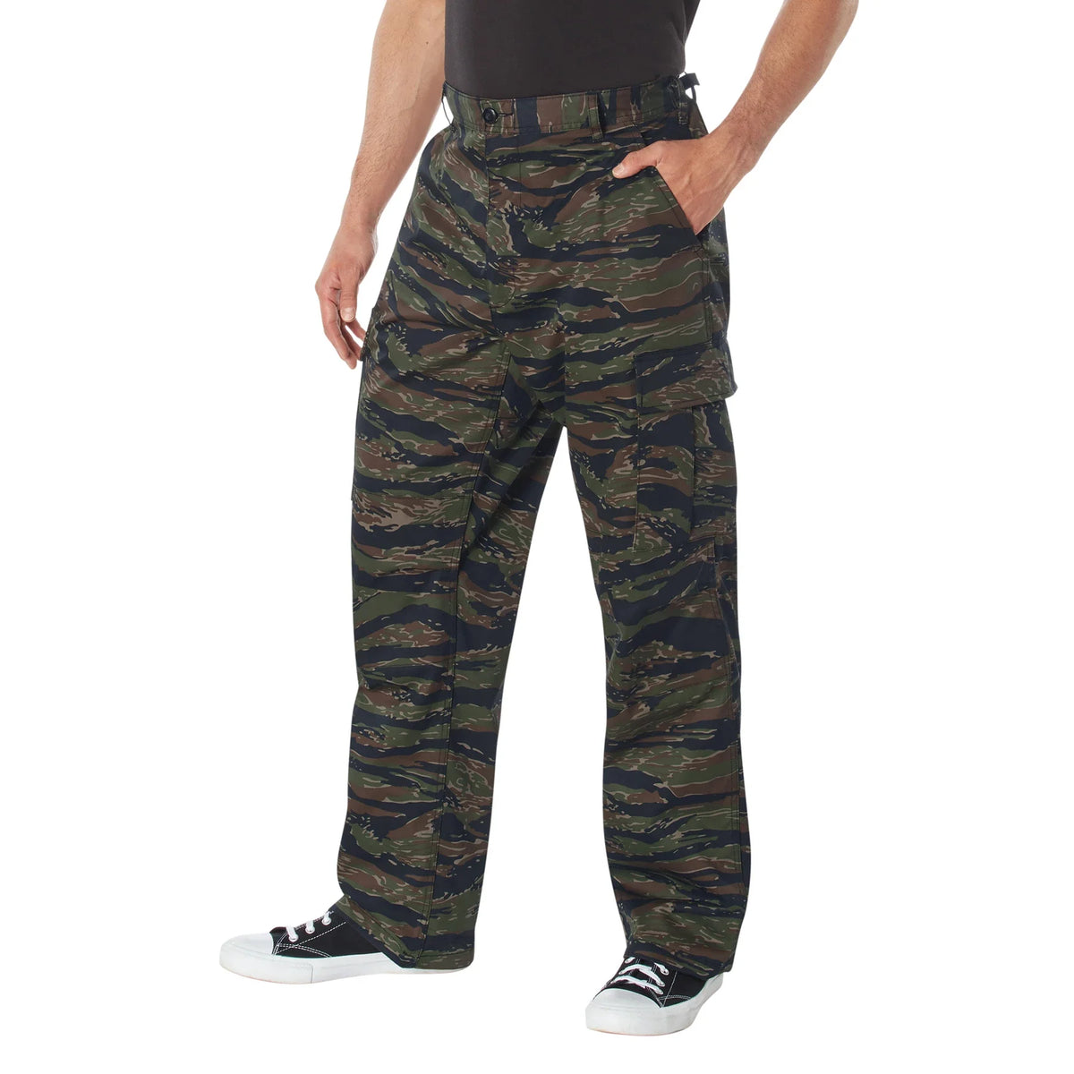 Relaxed Fit Zipper Fly Bdu Pants