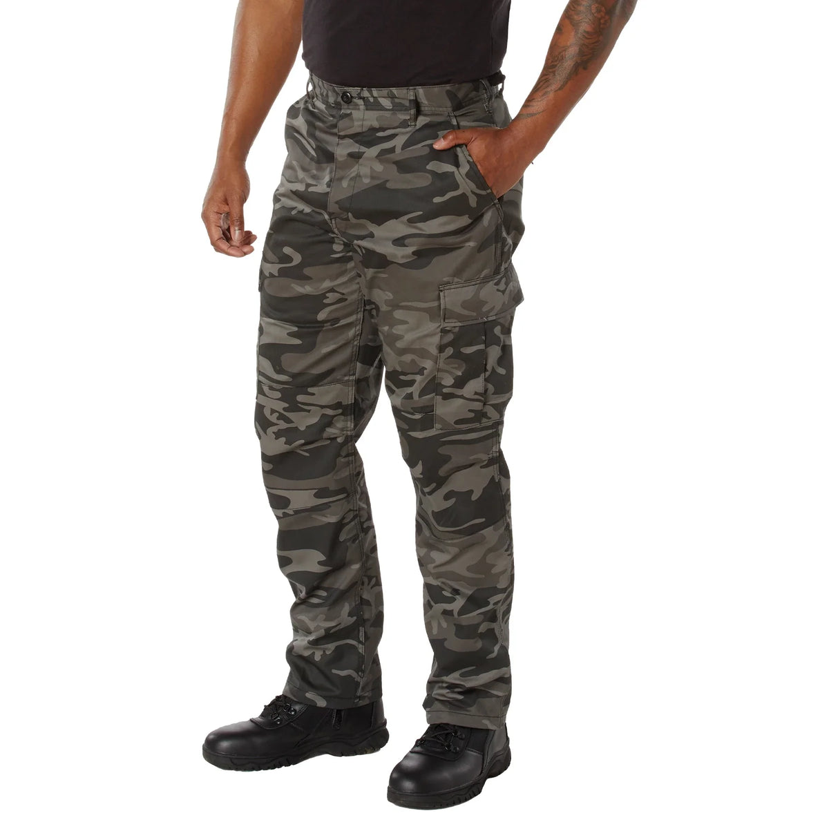 Relaxed Fit Zipper Fly Bdu Pants