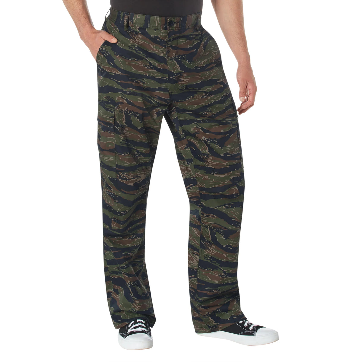 Relaxed Fit Zipper Fly Bdu Pants