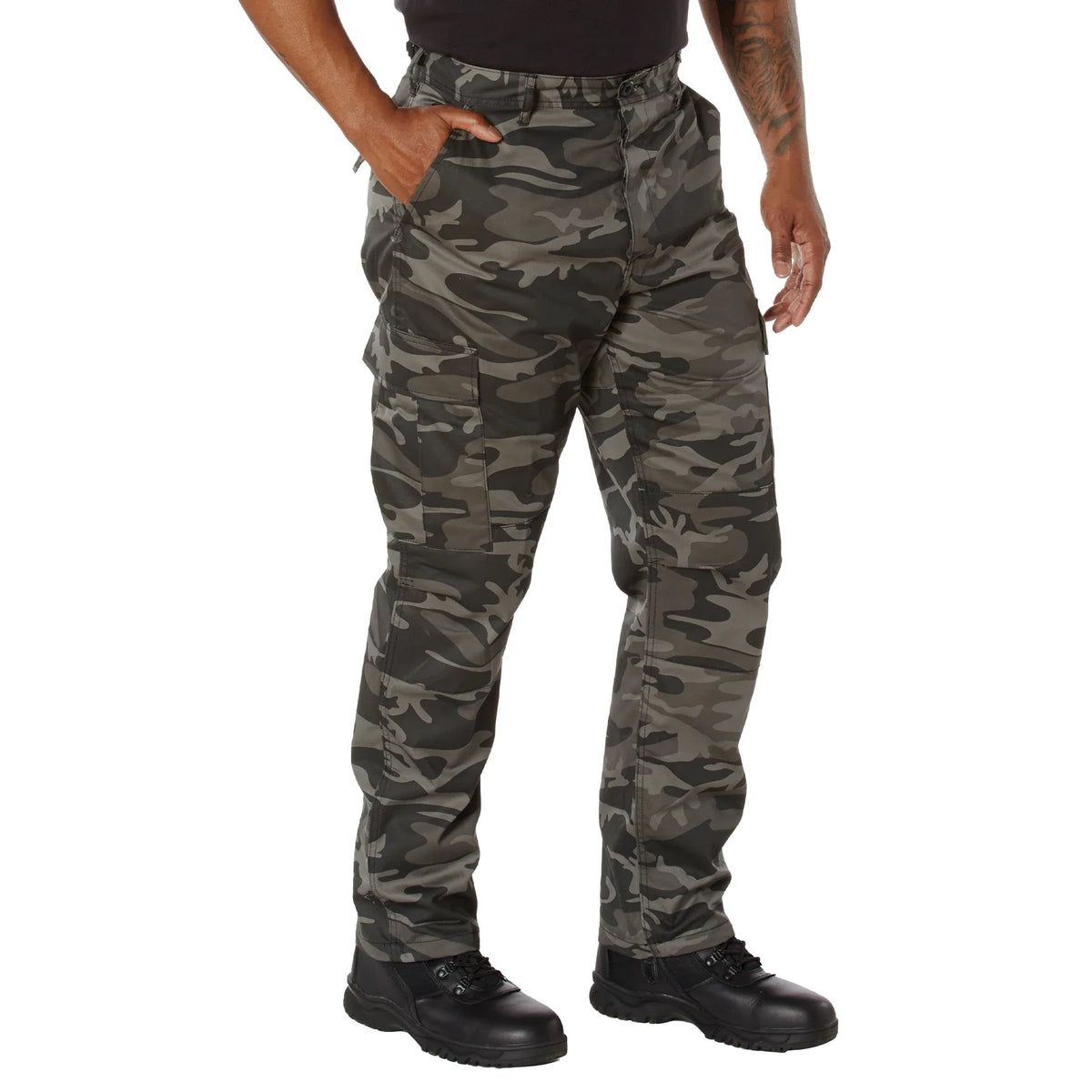 Relaxed Fit Zipper Fly Bdu Pants