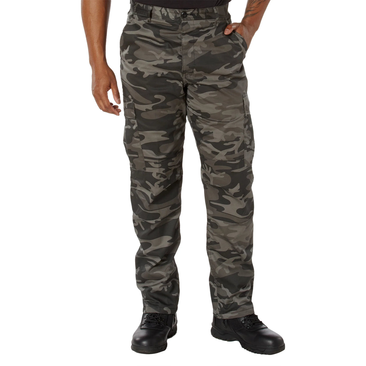 Relaxed Fit Zipper Fly Bdu Pants