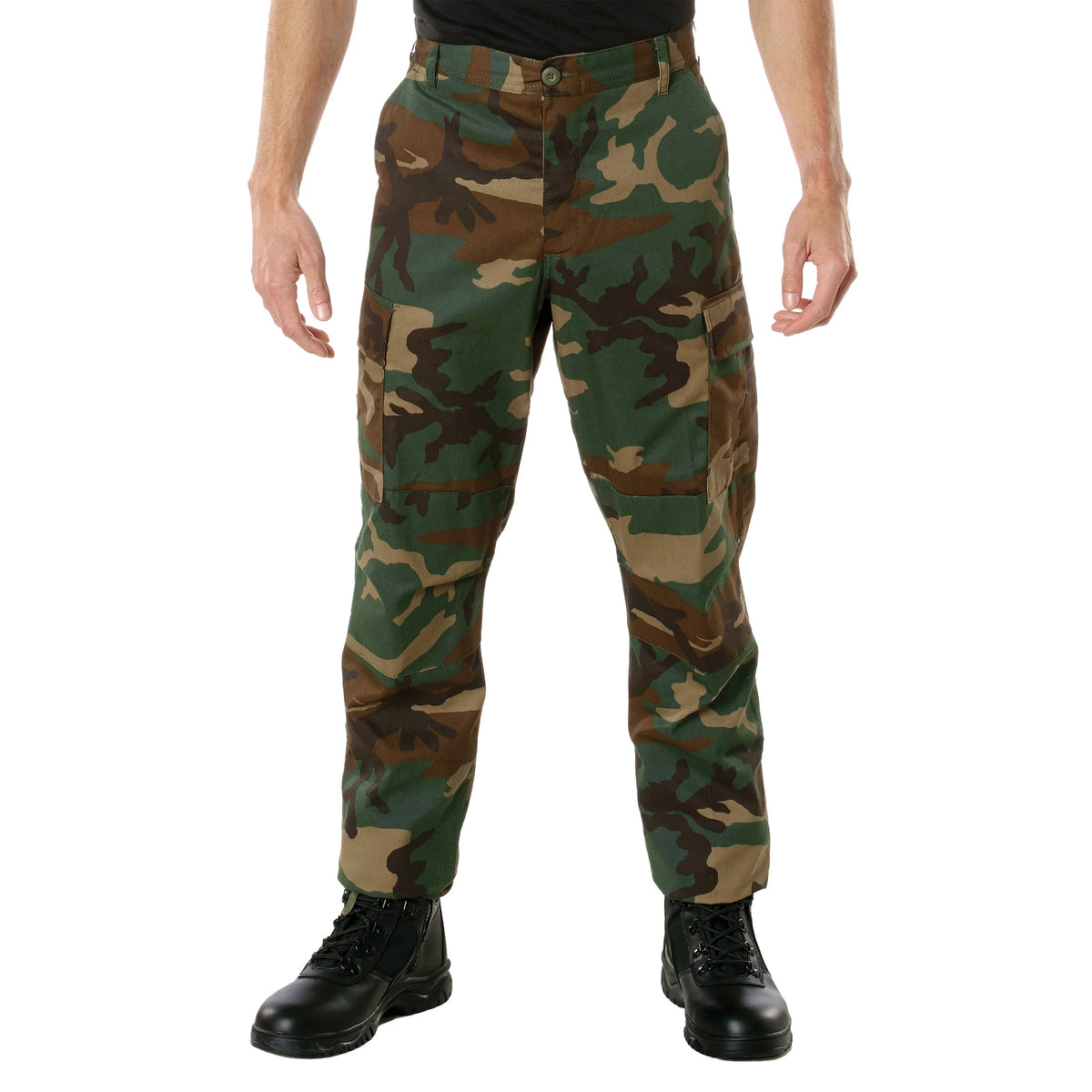 Relaxed Fit Zipper Fly Bdu Pants