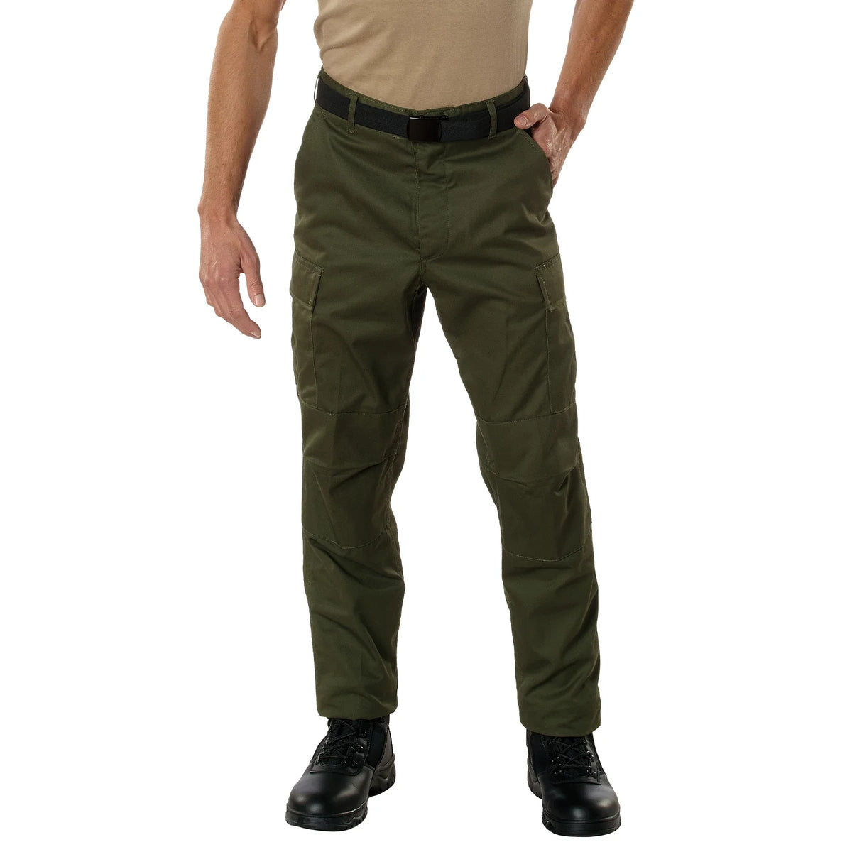 Relaxed Fit Zipper Fly Bdu Pants