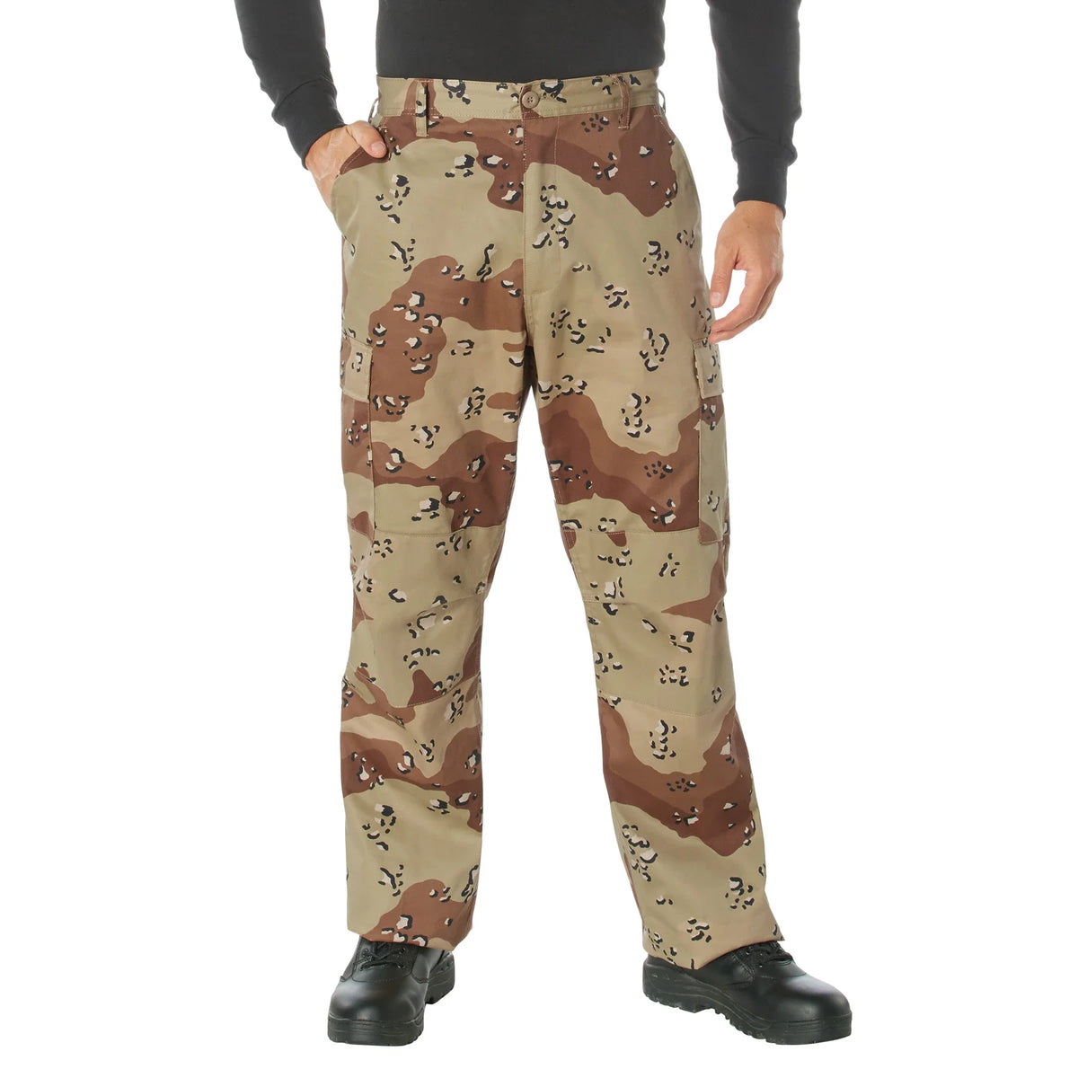 Relaxed Fit Zipper Fly Bdu Pants