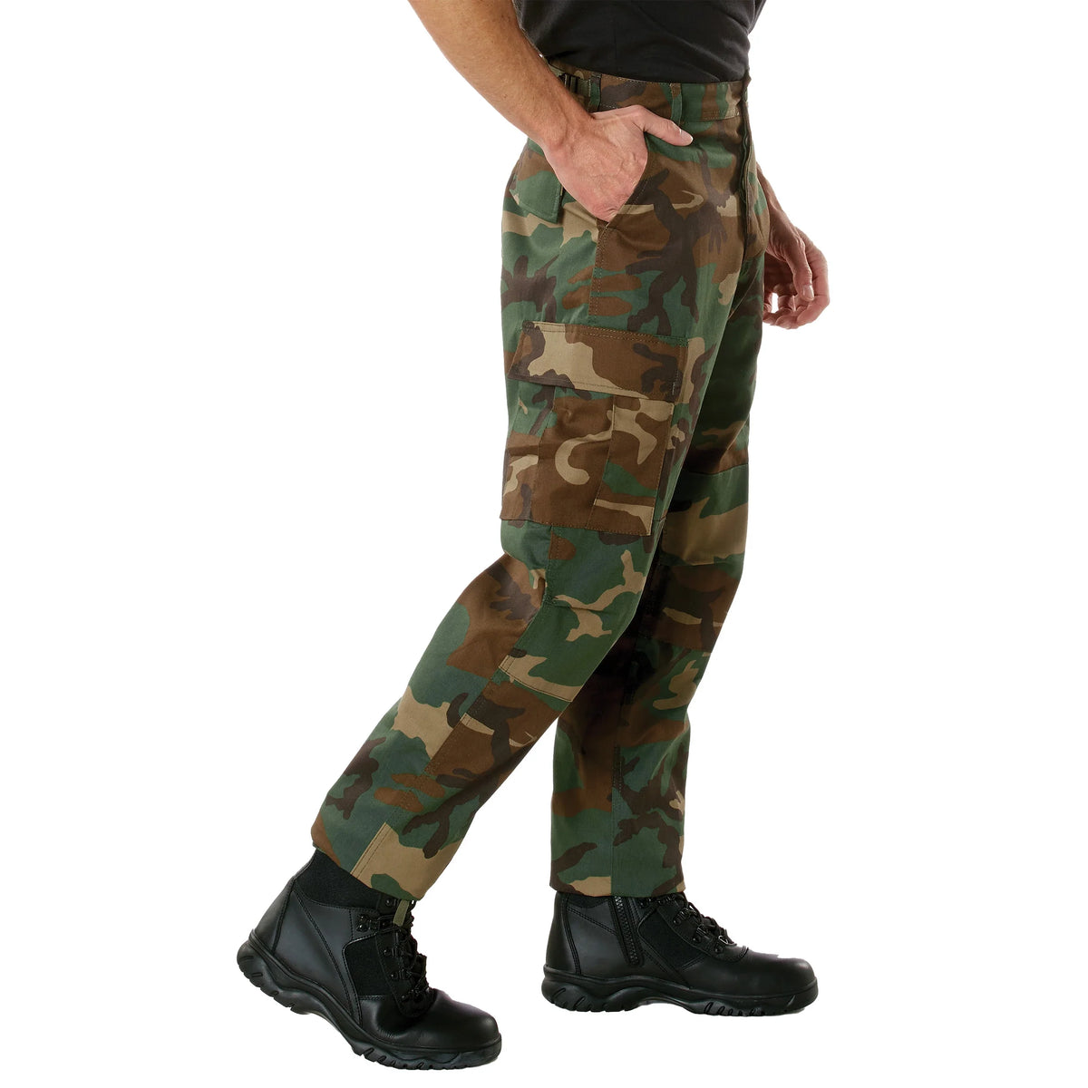 Relaxed Fit Zipper Fly Bdu Pants