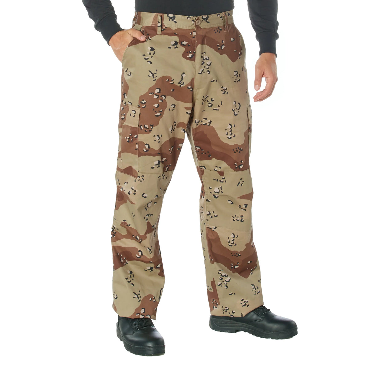 Relaxed Fit Zipper Fly Bdu Pants