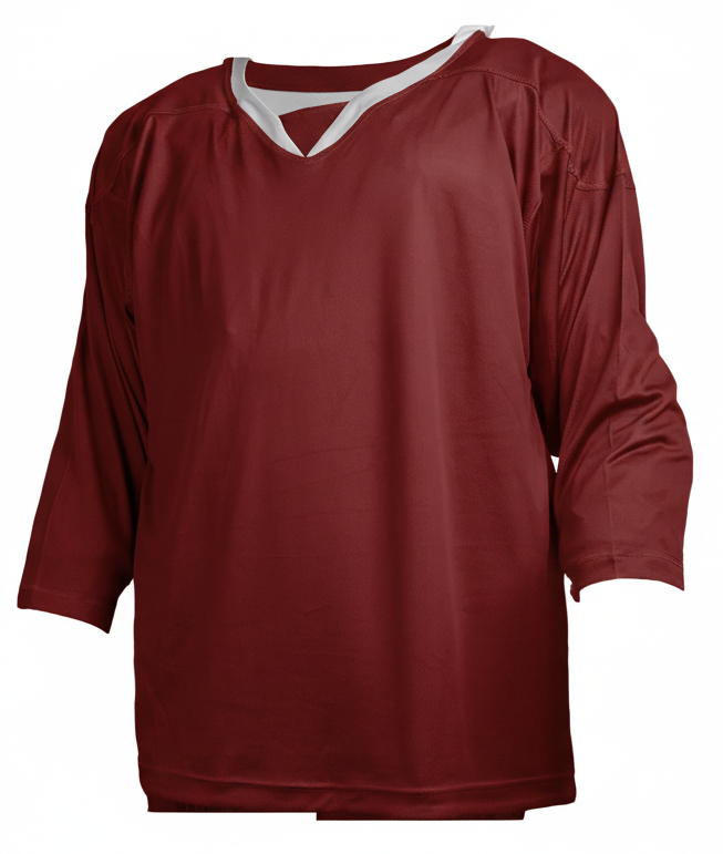 Pearsox Reversible Hockey Jersey - Maroon White