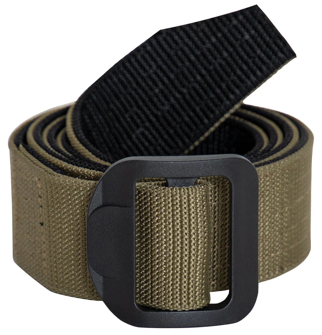 Reversible Airport Friendly Riggers Belt - Black / Coyote - s