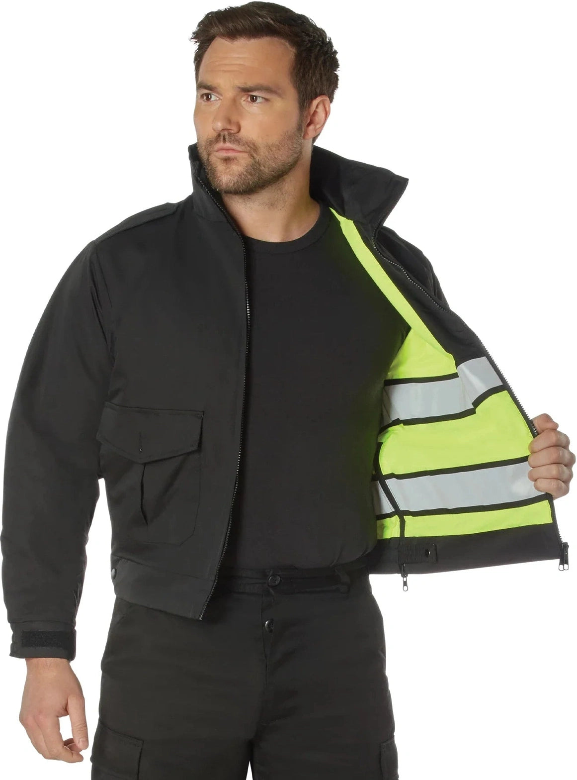 Reversible Hi-visibility Uniform Jacket