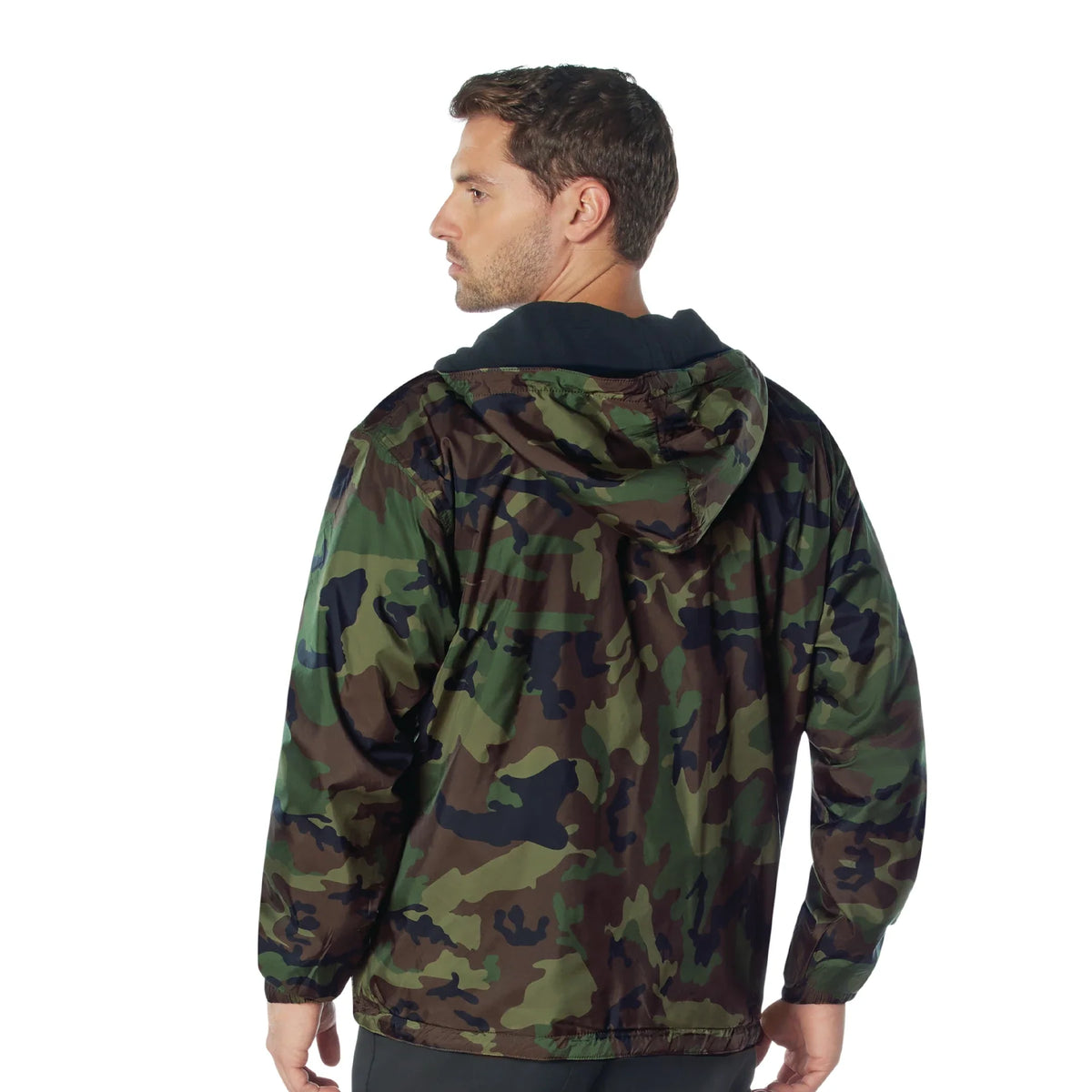 Reversible Lined Jacket with Hood
