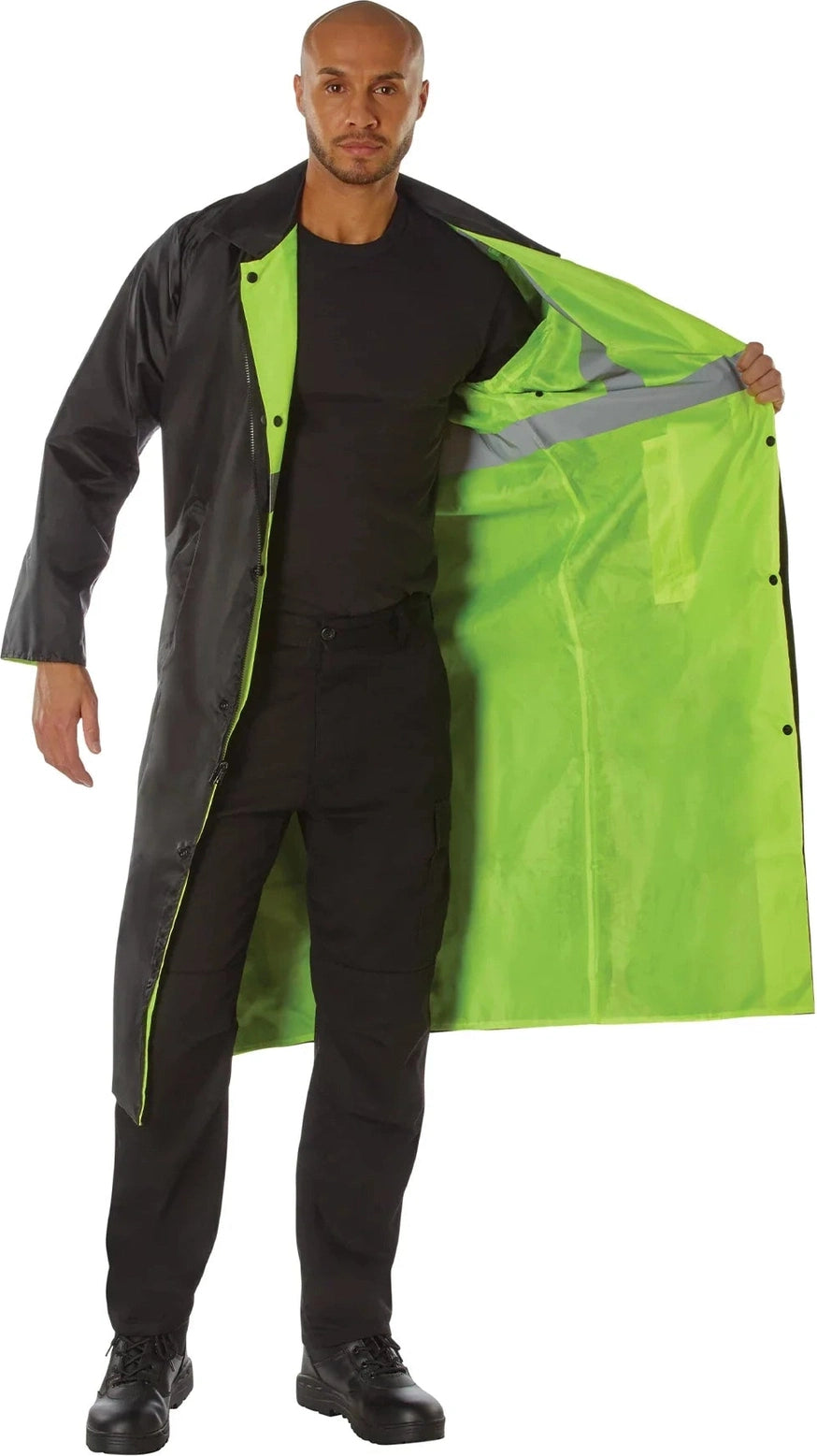 Reversible Reflective Rain Parka