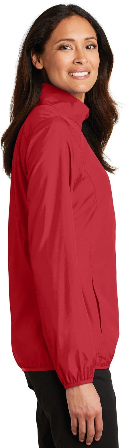 Rich Red Port Authority Women's Zephyr Full-Zip Jacket. L344