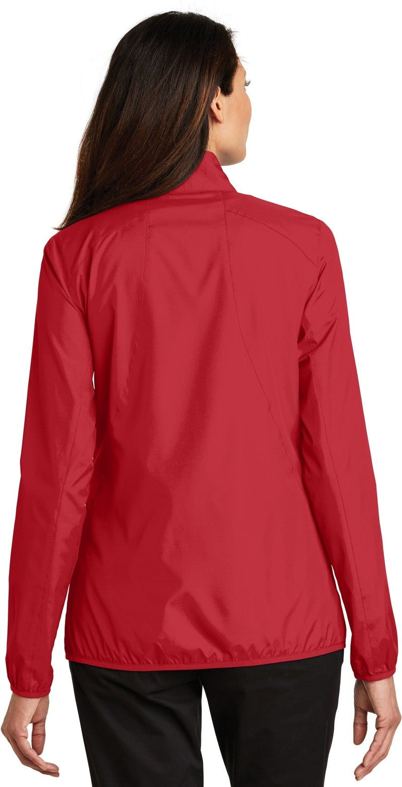 Rich Red Port Authority Women's Zephyr Full-Zip Jacket. L344