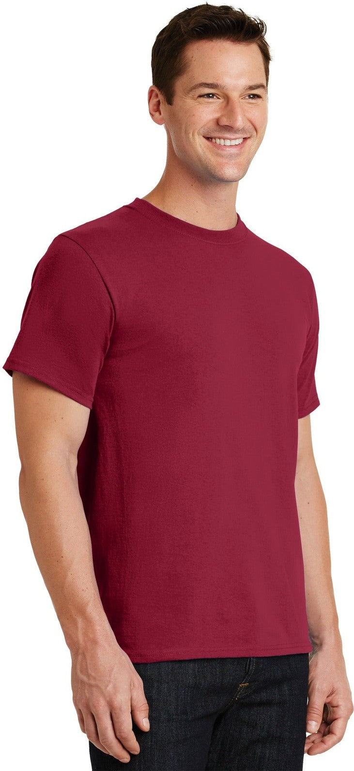 Rich Red Port & Co Essential Tee. PC61