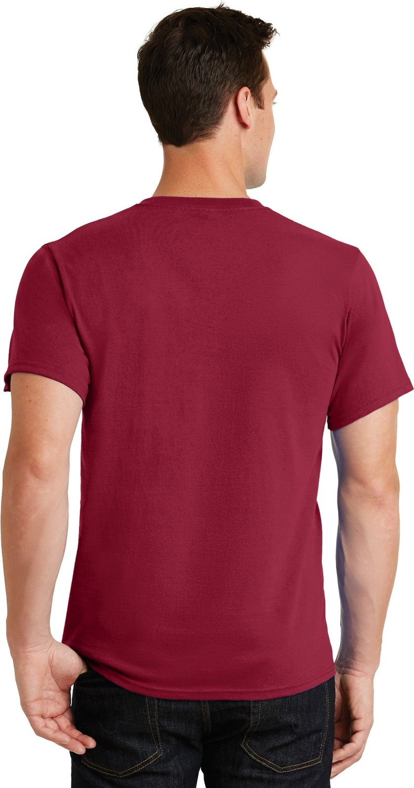 Rich Red Port & Co Essential Tee. PC61