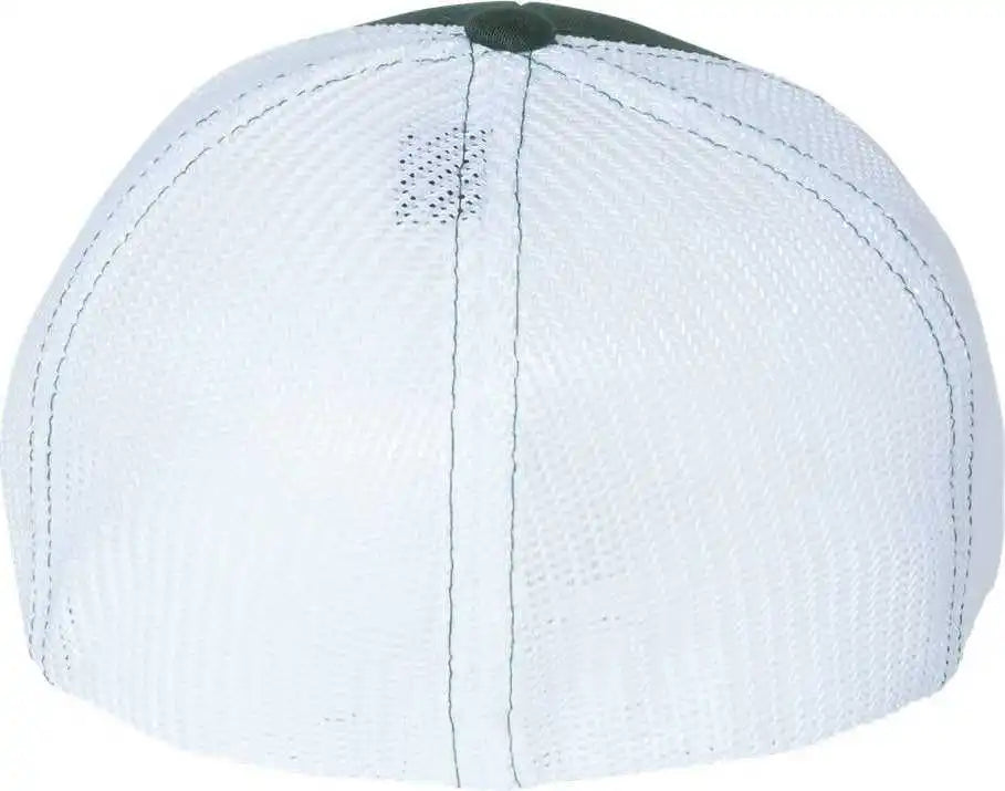 Richardson 110 Fitted Trucker with R-flex Caps - Dark Green White