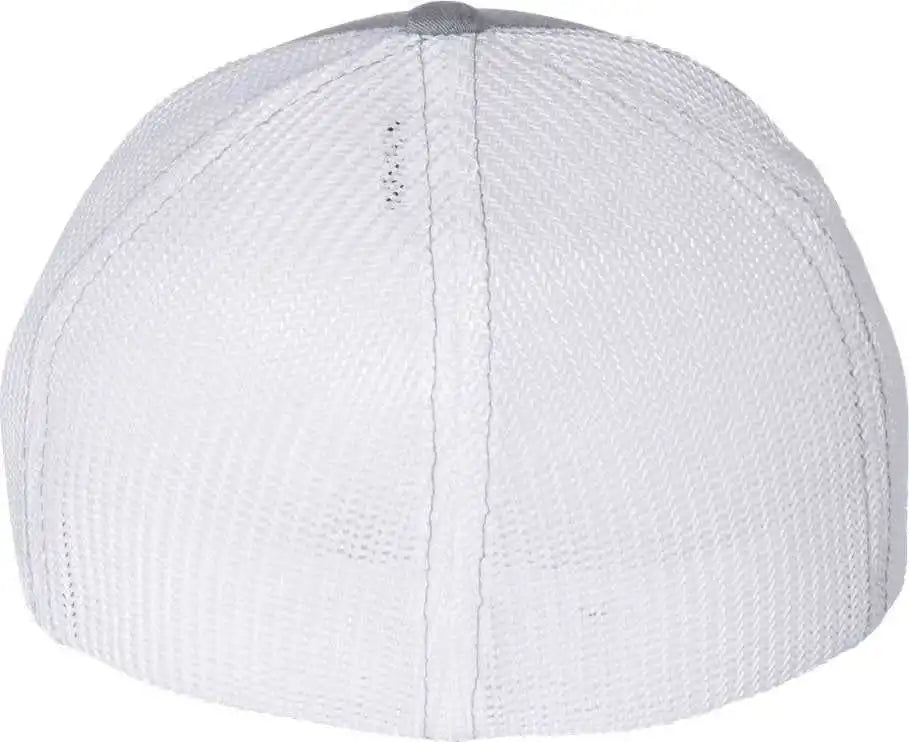 Richardson 110 Fitted Trucker with r Flex Caps Heather Gray White