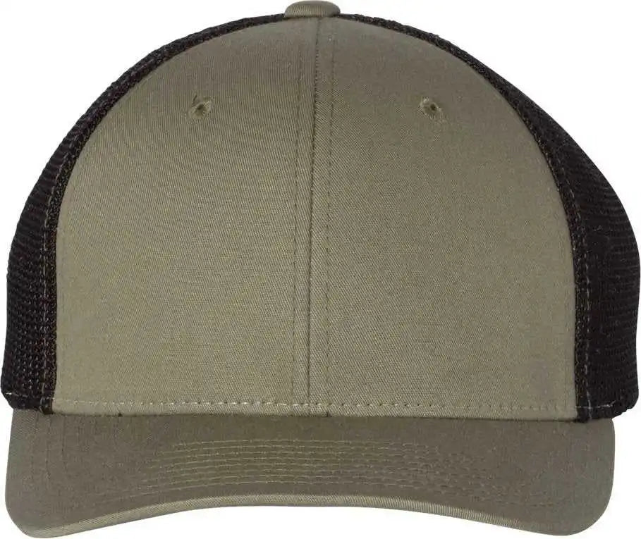 Richardson 110 Fitted Trucker with r Flex Caps Loden Black