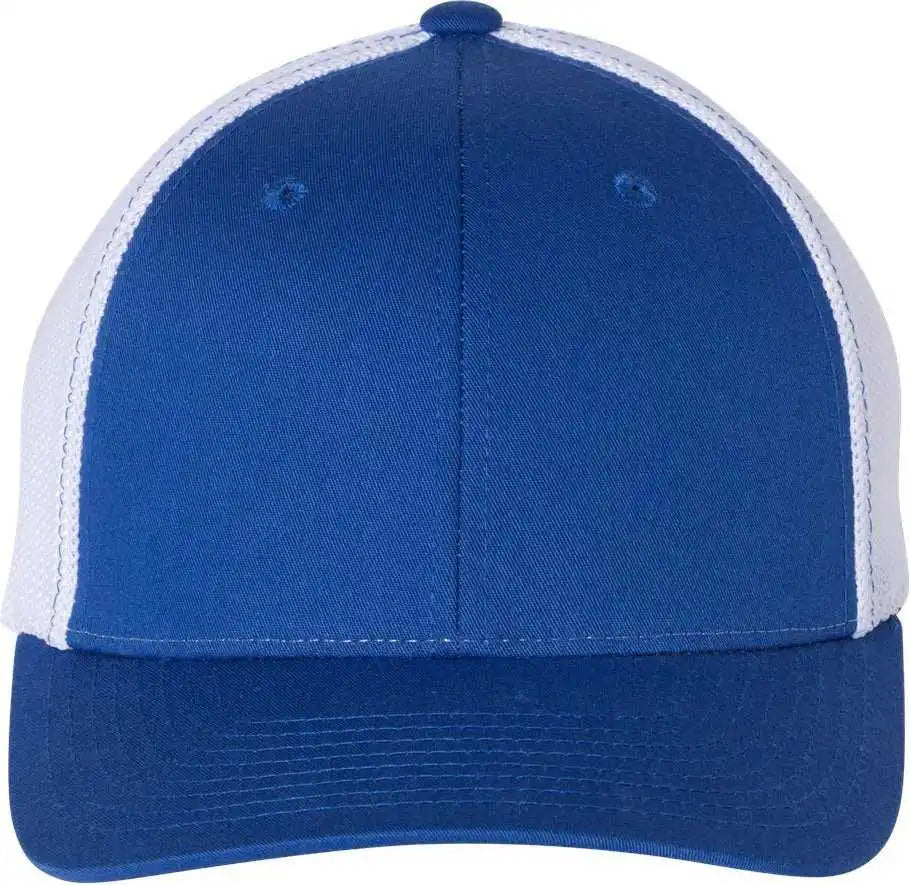 Richardson 110 Fitted Trucker with r Flex Caps Royal White