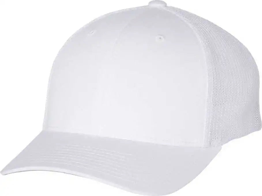 Richardson 110 Fitted Trucker with r Flex Caps White / Sm Md