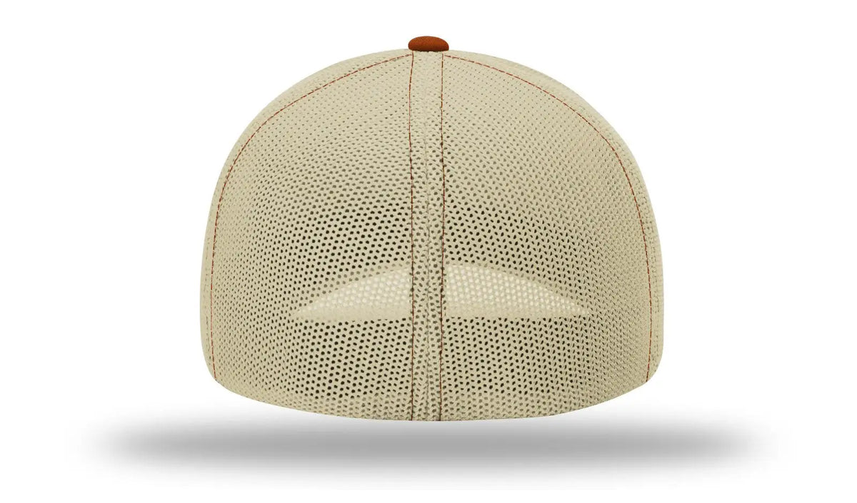 Richardson 110 R-flex Trucker Cap - Dark Orange Khaki