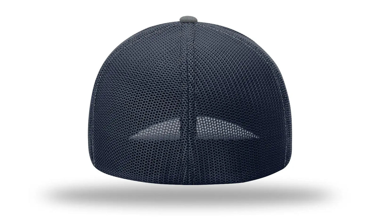 Richardson 110 R-flex Trucker Cap - Heather Gray Navy