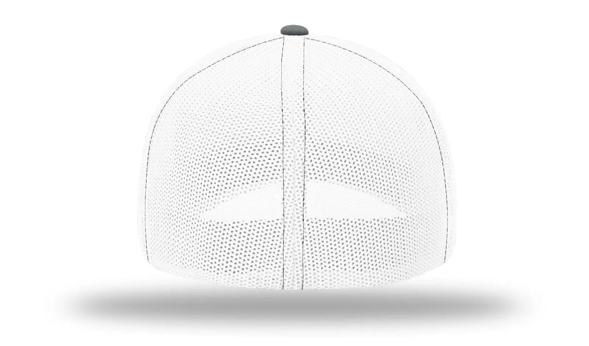 Richardson 110 R-flex Trucker Cap - Heather Gray White