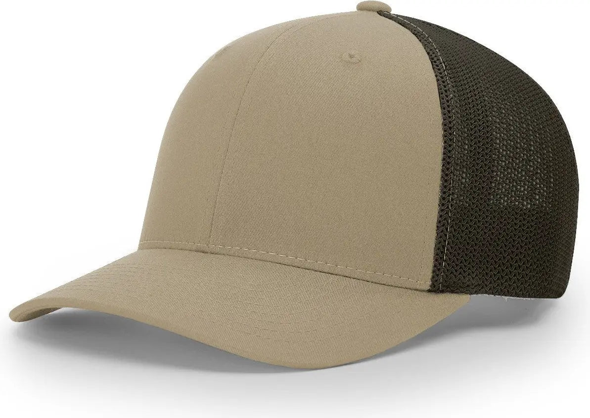 Richardson 110 R-flex Trucker Cap - Khaki Coffee