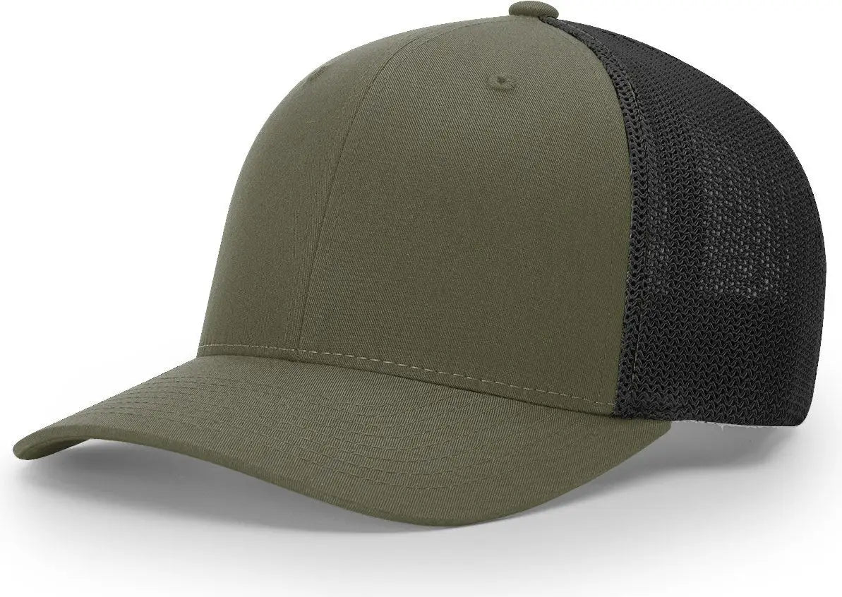 Richardson 110 R-flex Trucker Cap - Loden Black - Lg-xl