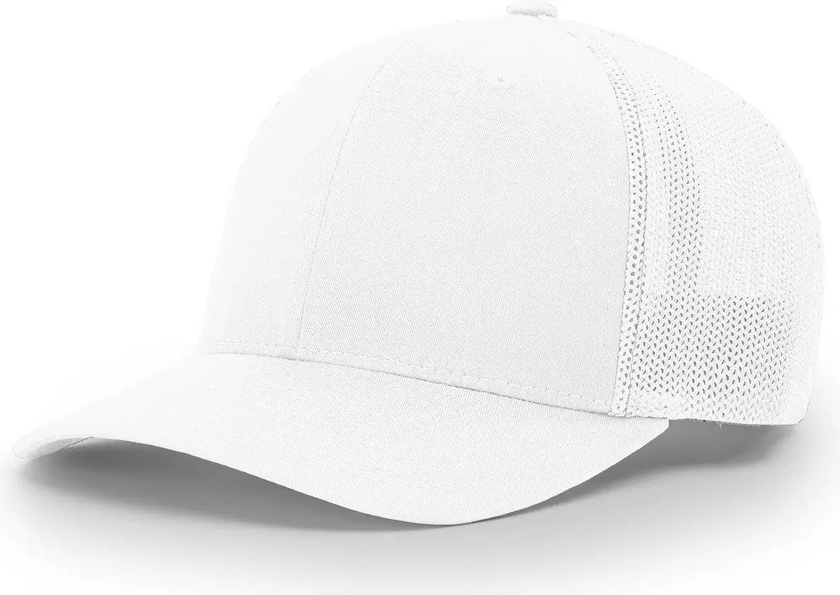 Richardson 110 R-flex Trucker Cap - White - Lg-xl