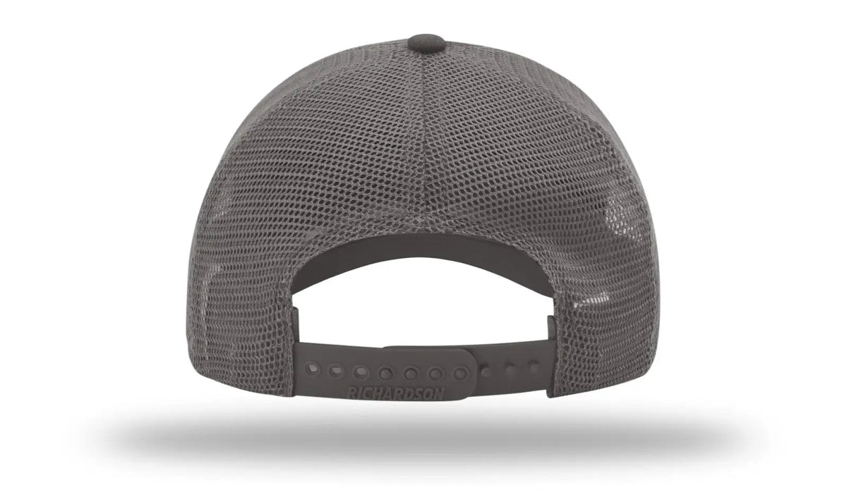 Richardson 111 Garment Washed Trucker Cap - Charcoal - Dark Gray / Osfm