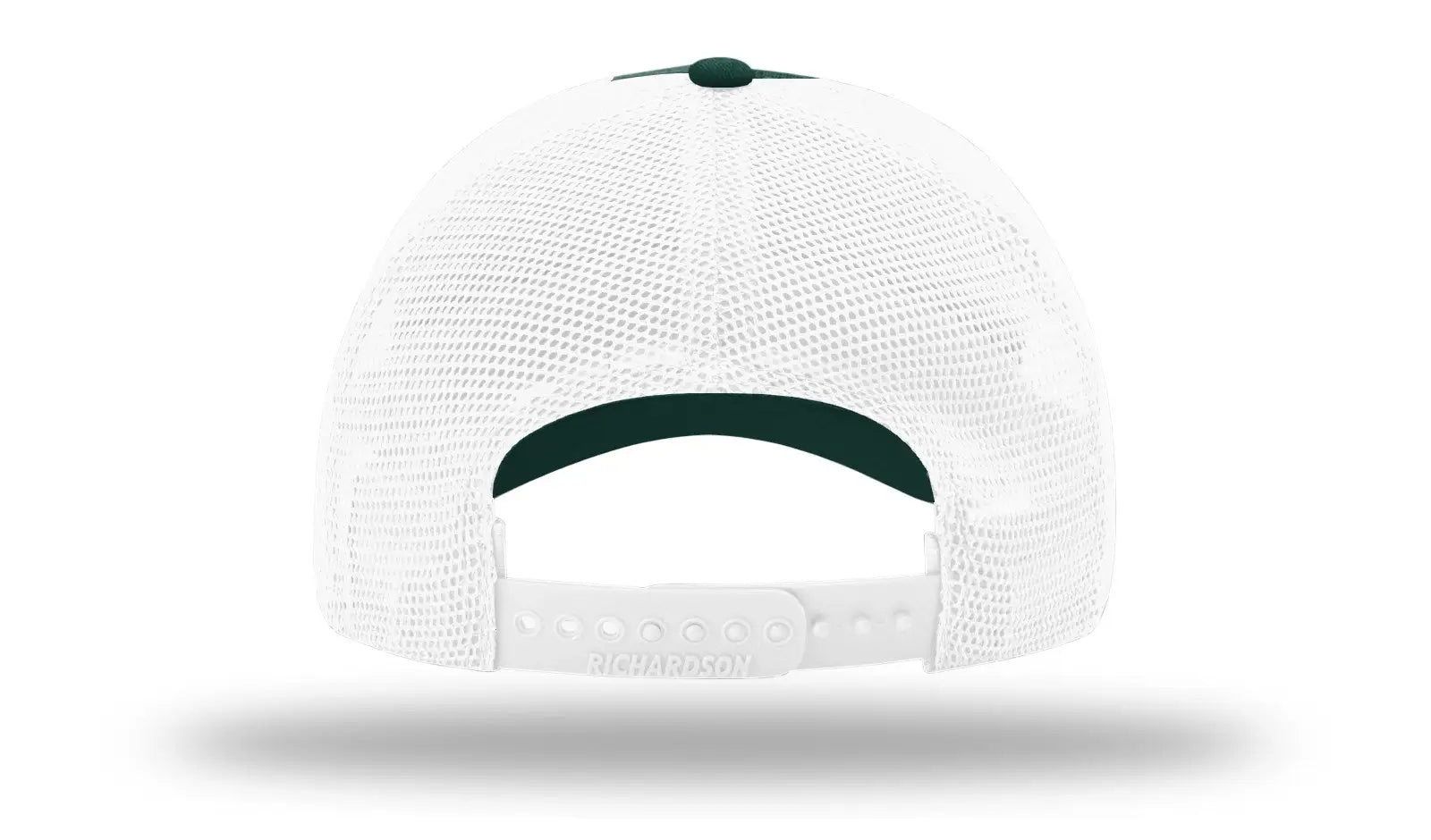 Richardson 111 Garment Washed Trucker Cap - Dark Green White