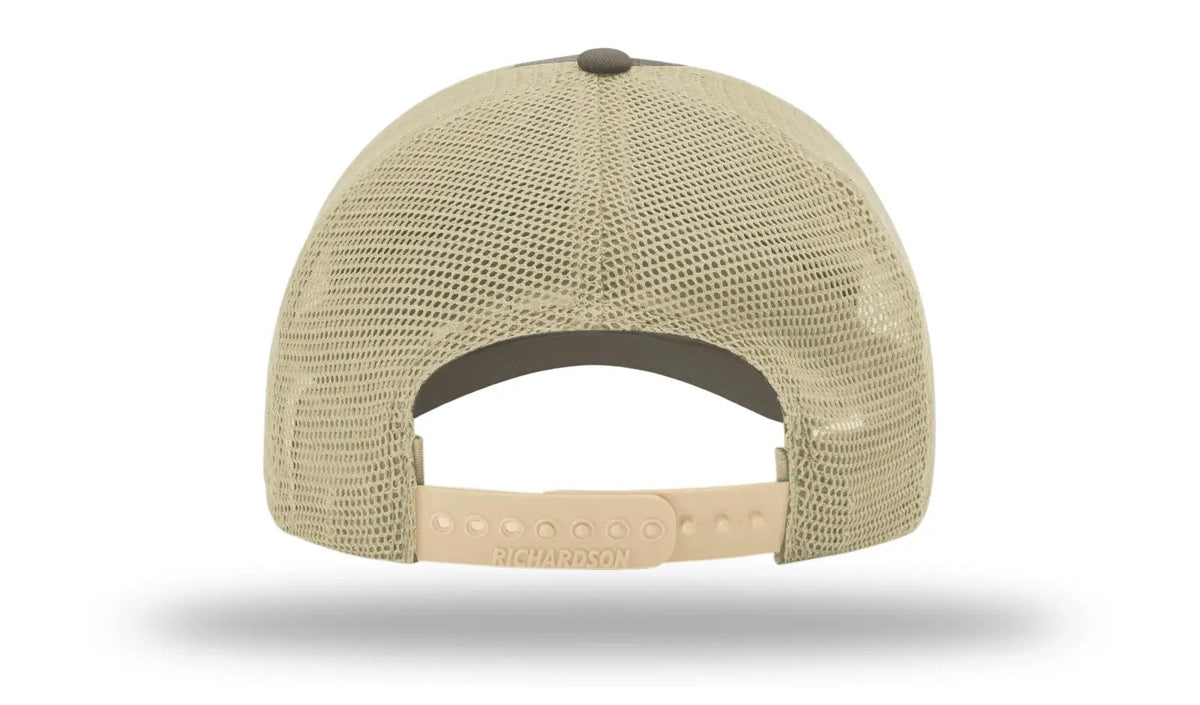 Richardson 111 Garment Washed Trucker Cap - Driftwood Khaki - Osfm