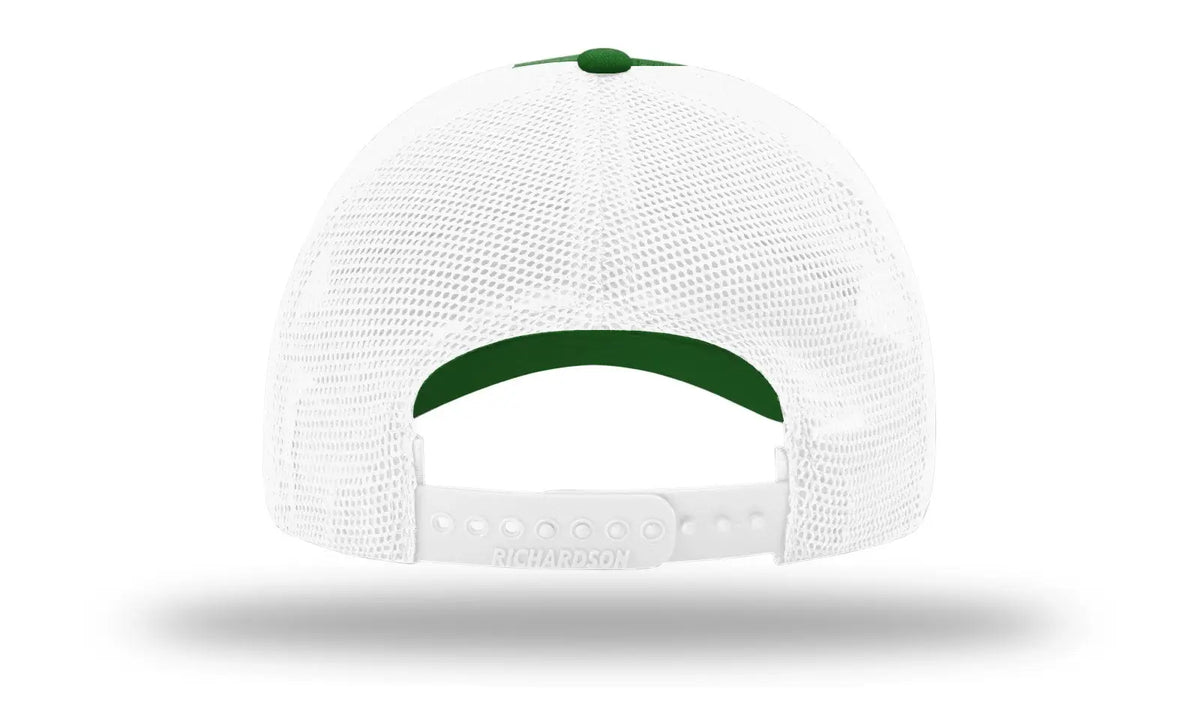 Richardson 111 Garment Washed Trucker Cap - Kelly White - Osfm