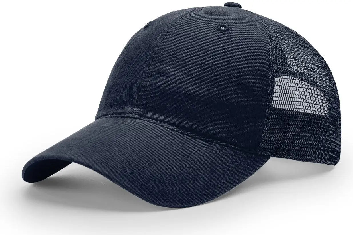 Richardson 111 Garment Washed Trucker Cap - Navy