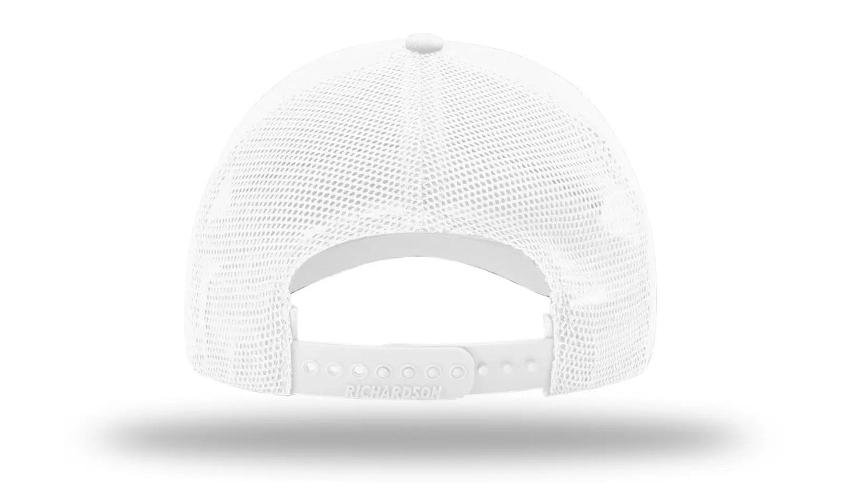 Richardson 111 Garment Washed Trucker Cap - White