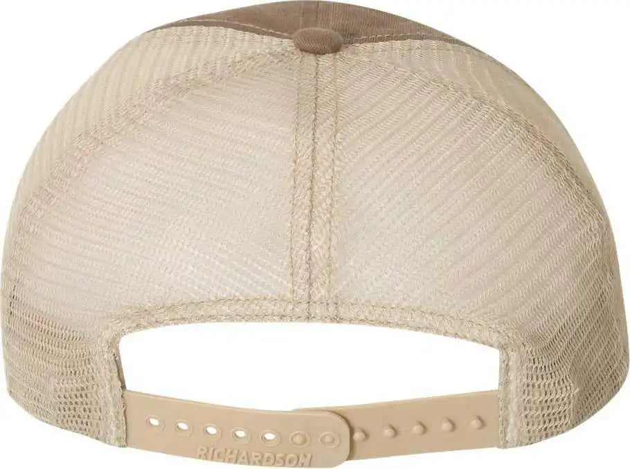 Richardson 111 Garment Washed Trucker Caps Driftwood Khaki Gray / Osfm