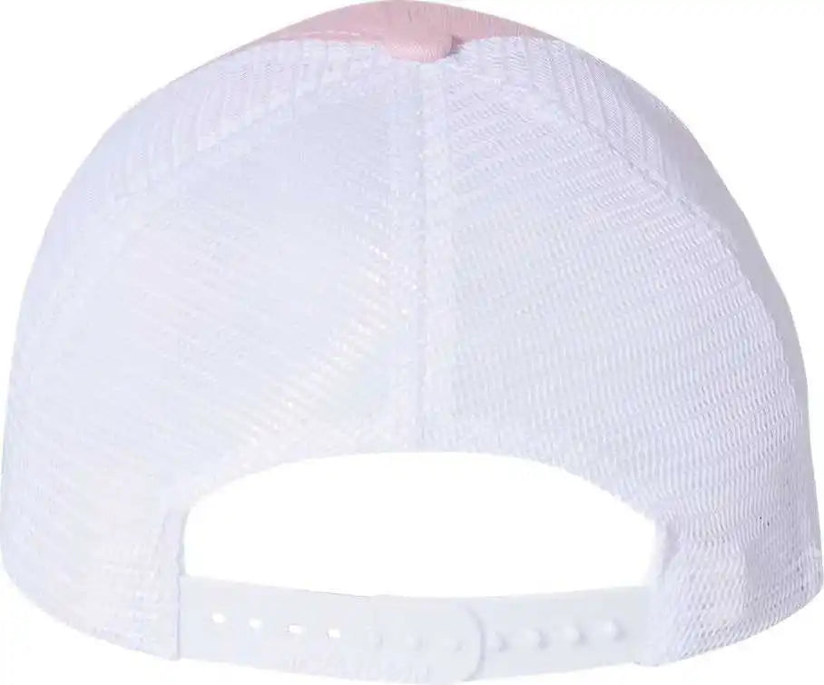 Richardson 111 Garment Washed Trucker Caps Pink White / Sm