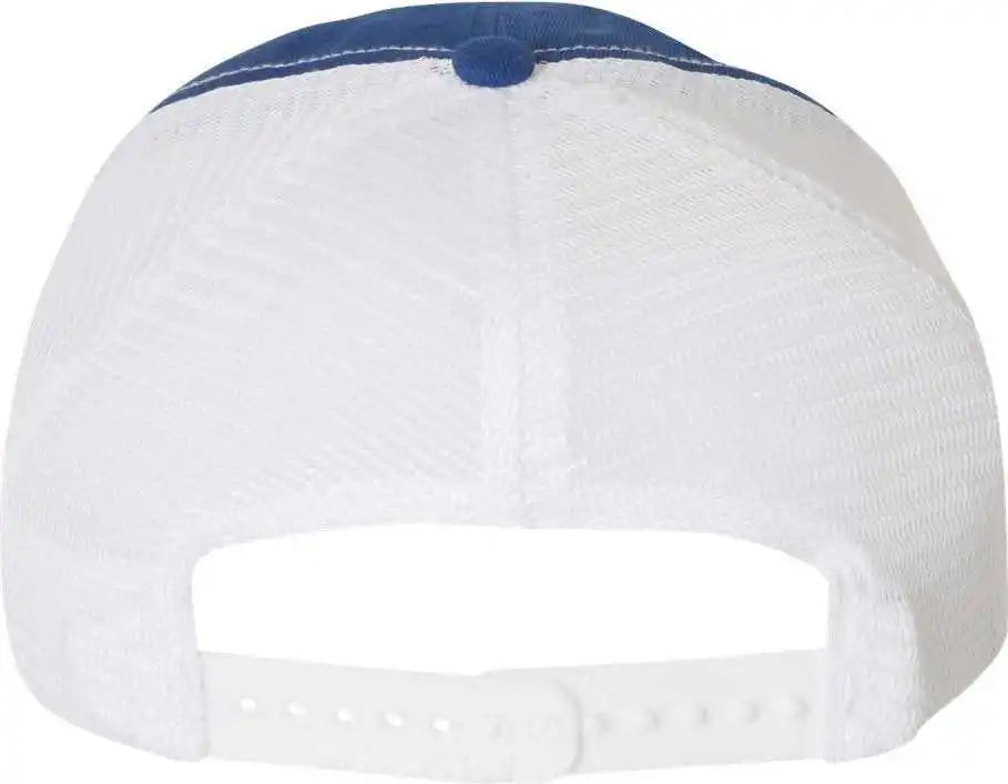 Richardson 111 Garment Washed Trucker Caps Royal White / Osfm