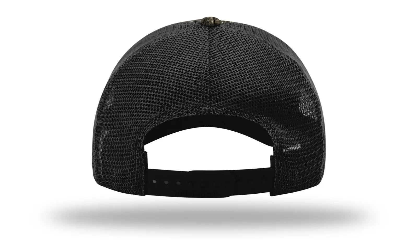 Richardson 111p Garment Washed Printed Trucker Cap - Realtree Timber Black - Osfm