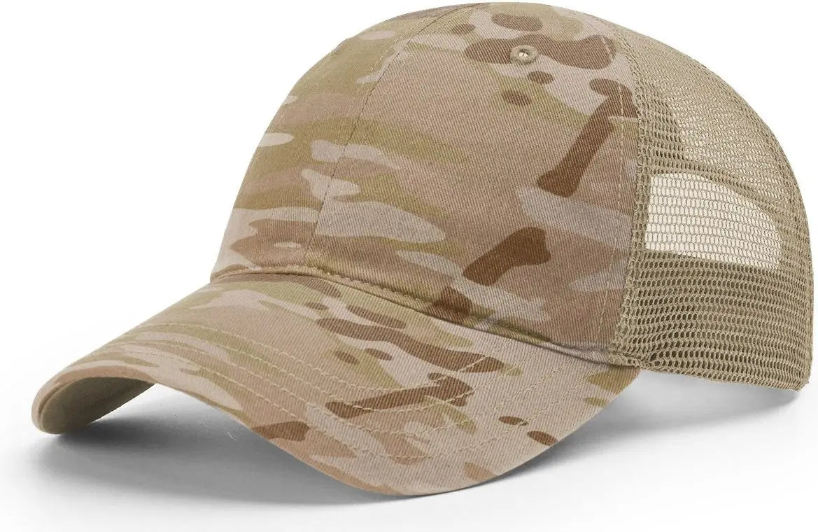 Richardson 111pt Relaxed Tactical Multicam Cap - Arid Tan - Osfm
